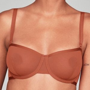nwot cuup the balconette bra in clay 34E